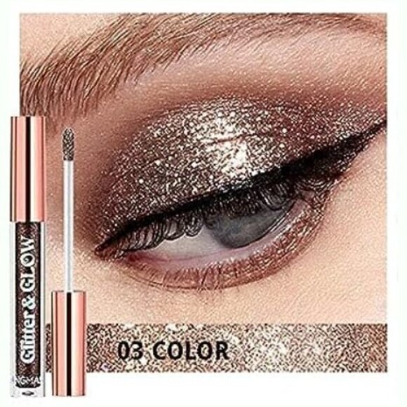 Shimmer Smokey Eyes Liquid Eyeshadow Metallic Matte Color Changing Quick Dry - Picture 6 of 16